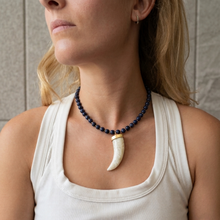 Cargar imagen en el visor de la galería, COLLAR PIEDRA AZUL CACHO
