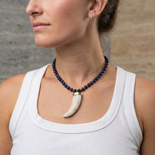 Cargar imagen en el visor de la galería, COLLAR PIEDRA AZUL CACHO