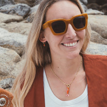 Cargar imagen en el visor de la galería, COLLAR CADENA GOLD PESCADO NARANJO ROSADO