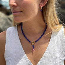 Cargar imagen en el visor de la galería, COLLAR PIEDRA AZUL PESCADO AZUL