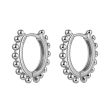 Cargar imagen en el visor de la galería, ARGOLLAS PLATA BOLITAS