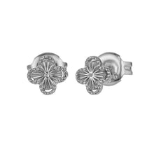 Cargar imagen en el visor de la galería, AROS PLATA FLOR