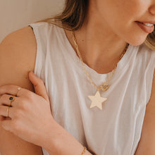 Cargar imagen en el visor de la galería, COLLAR GOLD CADENA MARINERO ESTRELLA