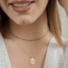 Cargar imagen en el visor de la galería, CHOKER GOLD LABRADORITA