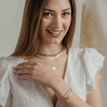 Cargar imagen en el visor de la galería, CHOKER GOLD LABRADORITA