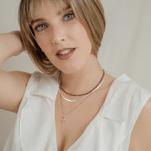 Cargar imagen en el visor de la galería, CHOKER PLATA GRANATE