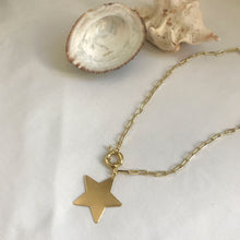 Cargar imagen en el visor de la galería, COLLAR GOLD CADENA MARINERO ESTRELLA