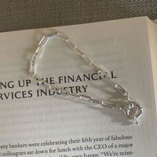 Cargar imagen en el visor de la galería, PULSERA PLATA CADENA MARINERO - Piedra Marina