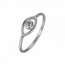 Cargar imagen en el visor de la galería, ANILLO PLATA OJO - Piedra Marina