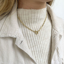 Cargar imagen en el visor de la galería, COLLAR GOLD CADENA MARINERO - Piedra Marina