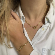 Cargar imagen en el visor de la galería, COLLAR GOLD CADENA MARINERO - Piedra Marina