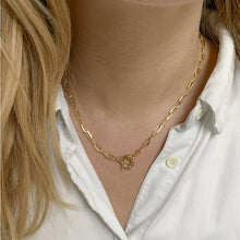 Cargar imagen en el visor de la galería, COLLAR GOLD CADENA MARINERO - Piedra Marina