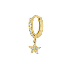 Cargar imagen en el visor de la galería, ARGOLLA ESTRELLA ZIRCÓN GOLD