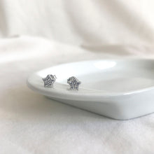 Cargar imagen en el visor de la galería, AROS ESTRELLA PLATA PAR