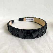 Cargar imagen en el visor de la galería, CINTILLO BRILLO NEGRO