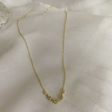 Cargar imagen en el visor de la galería, COLLAR GOLD 5 ZIRCONES