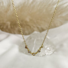 Cargar imagen en el visor de la galería, COLLAR GOLD 5 ZIRCONES