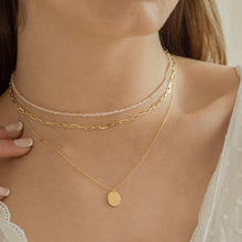 Cargar imagen en el visor de la galería, CHOKER GOLD ÓPALO ROSADO