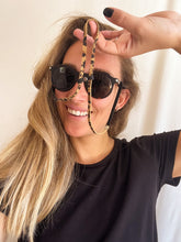 Cargar imagen en el visor de la galería, STRAP CUERO LEOPARDO Y NEGRO