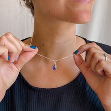 Cargar imagen en el visor de la galería, COLLAR PLATA AMATISTA