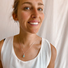 Cargar imagen en el visor de la galería, COLLAR PLATA AMAZONITA