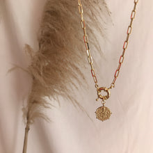 Cargar imagen en el visor de la galería, COLLAR GOLD CADENA MARINERO ROMANO