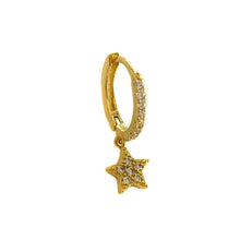 Cargar imagen en el visor de la galería, ARGOLLA ESTRELLA ZIRCÓN ORO - Piedra Marina