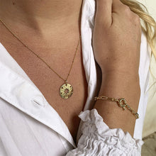 Cargar imagen en el visor de la galería, PULSERA GOLD CADENA MARINERO - Piedra Marina