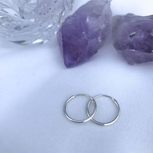 Cargar imagen en el visor de la galería, ARGOLLAS 14 PLATA - Piedra Marina