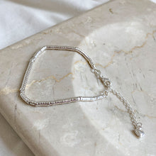 Cargar imagen en el visor de la galería, PULSERA PLATA TUBITOS