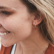 Cargar imagen en el visor de la galería, ARGOLLAS GOLD PIEDRA NARANJA
