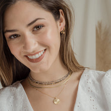 Cargar imagen en el visor de la galería, CHOKER GOLD LABRADORITA
