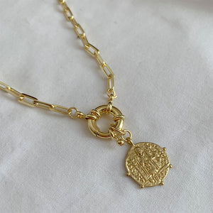 COLLAR GOLD CADENA MARINERO ROMANO