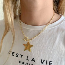 Cargar imagen en el visor de la galería, COLLAR GOLD CADENA MARINERO ESTRELLA
