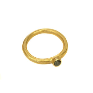 ANILLO GOLD PIEDRITA - Piedra Marina