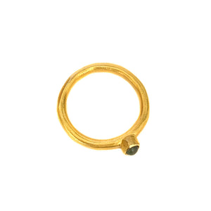 ANILLO GOLD PIEDRITA - Piedra Marina