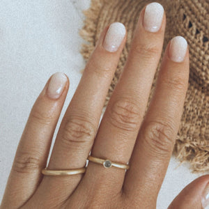 ANILLO GOLD PIEDRITA - Piedra Marina