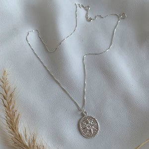 COLLAR PLATA PUNTAS