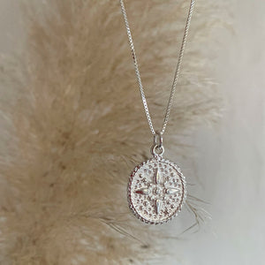 COLLAR PLATA PUNTAS