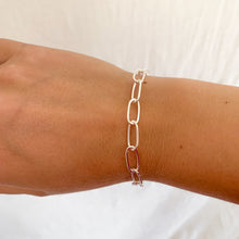 Cargar imagen en el visor de la galería, PULSERA PLATA ESLABONES
