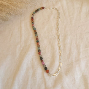 COLLAR PIEDRAS COLORES