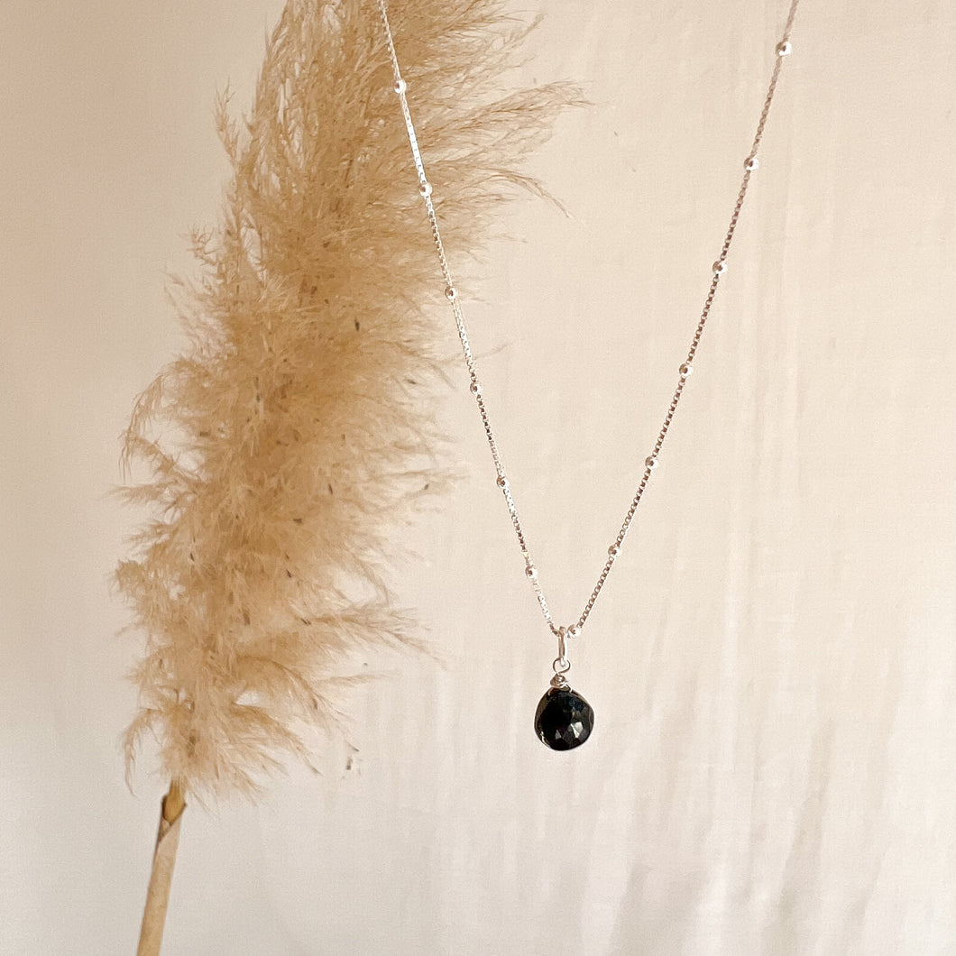 COLLAR PLATA PIEDRA