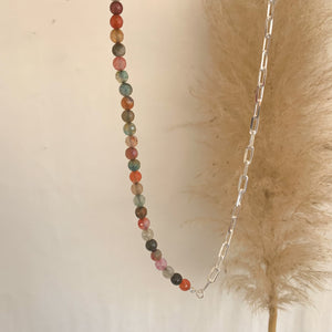 COLLAR PIEDRAS COLORES