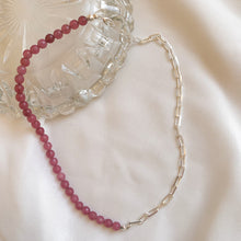 Cargar imagen en el visor de la galería, COLLAR PIEDRAS ROSADAS
