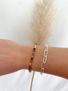PULSERA PLATA ESLABONES
