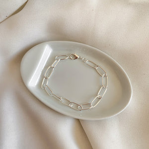 PULSERA PLATA ESLABONES