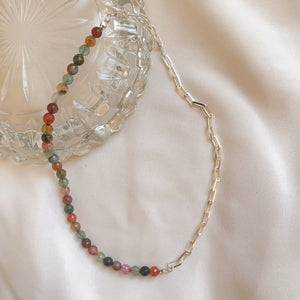 COLLAR PIEDRAS COLORES