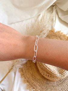 PULSERA PLATA ESLABONES