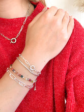 Cargar imagen en el visor de la galería, PULSERA PLATA ESLABONES
