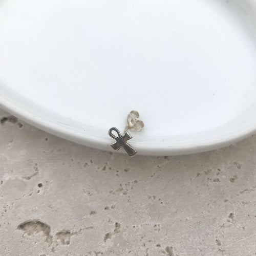 AROS PEGADO PLATA - Piedra Marina
